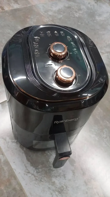 Фритюрниця Rainberg RB-2242 6л 3800Вт Чорний - зображення 3