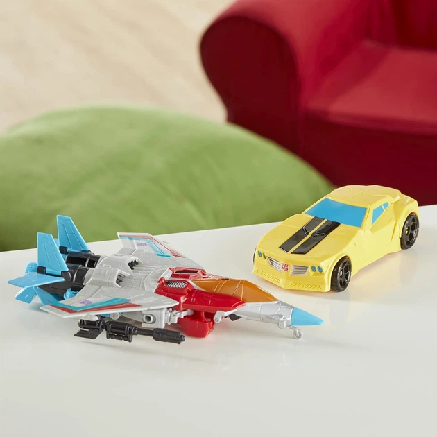 Трансформери Бамблбі та Старскрім Transformers Toys Bumblebee and Starscream (F5443) - зображення 9