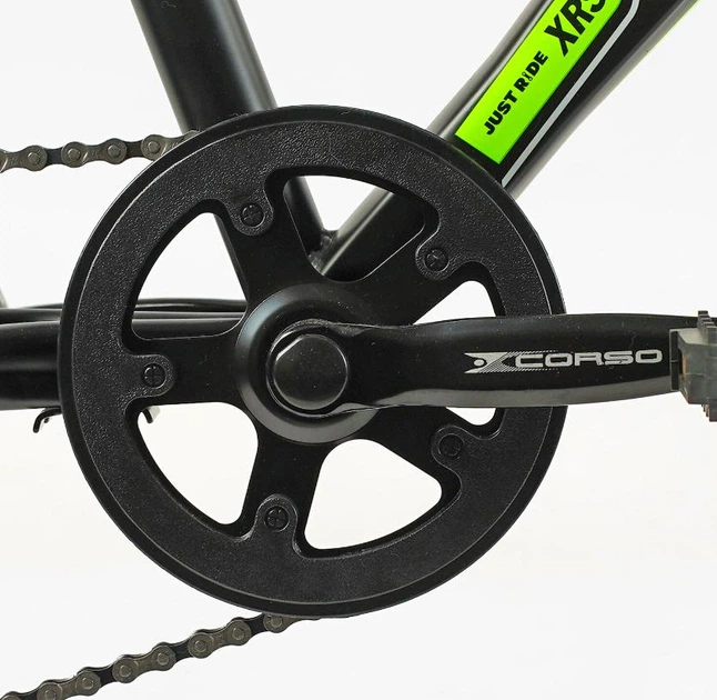 Спортивный горный велосипед 20 дюймов CORSO SPIRIT TK-20306 7 скоростей Shimano черно-желтый - изображение 5