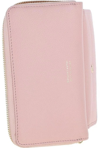 Женский кошелек из натуральной кожи с монетницей Ashwood J54 PEACH WHIP Персиковый 2968-88167 - изображение 7