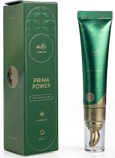 Контурирующий флюид-филлер с эффектом увеличения объема губ с SPF 15 - MyIDi Prima Power Contouring Lip Fluid-Filler 15ml (1286944-140662) - изображение 2
