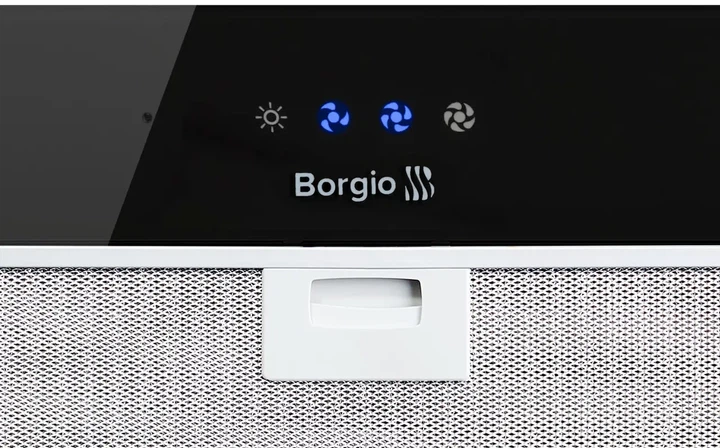 Вытяжка BORGIO BBG 51K BLACK GLASS - Фото 2 Вытяжка BORGIO BBG 51K BLACK GLASS - изображение 2