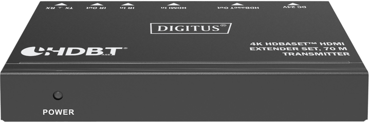 Przedłużacz Digitus 4K HDBaseT HDMI 70 m Black (DS-55520) - obraz 5