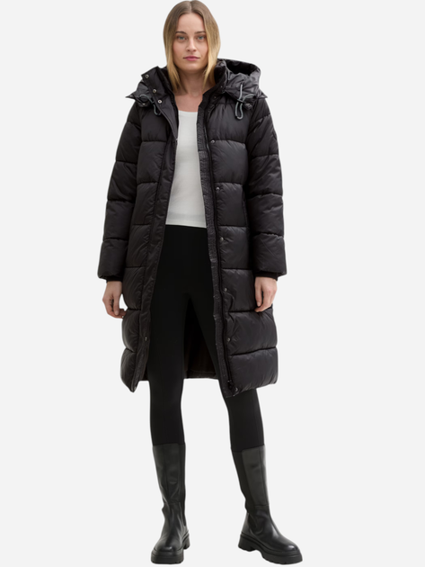 Куртка зимова довга жіноча Tom Tailor 1042917 XS Чорна (4068127234490) - зображення 3