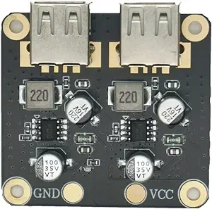 2-канальный модуль быстрой зарядки USB 12V24V для QC3, DC-DC 4.5-32В - 3-12В 24Вт - изображение 6