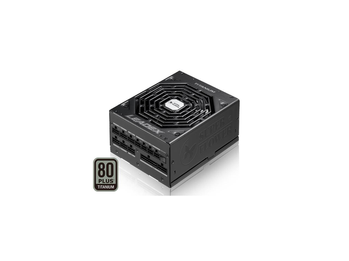 Блок питания Super Flower Leadex Titanium 1000W 80+ Titanium, ECO Fanless Mode & Silent Mode, Full Modular Power Supply, Dual Ball Bearing Fan, SF-1000F14HT (12VHPWR) - изображение 1