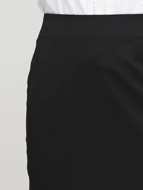 Спідниця міді літня пряма жіноча H&M 0568938 32 Чорна (KAY2000001293362_LD2000001293362) - Фото 6 Спідниця міді літня пряма жіноча H&M 0568938 32 Чорна (KAY2000001293362_LD2000001293362) - зображення 6
