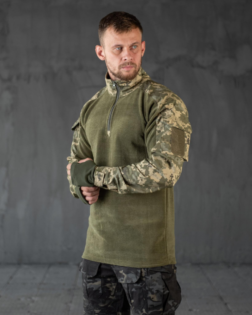 Тактический зимний убакс на флисе 3XL олива + пиксель (89360) - изображение 2