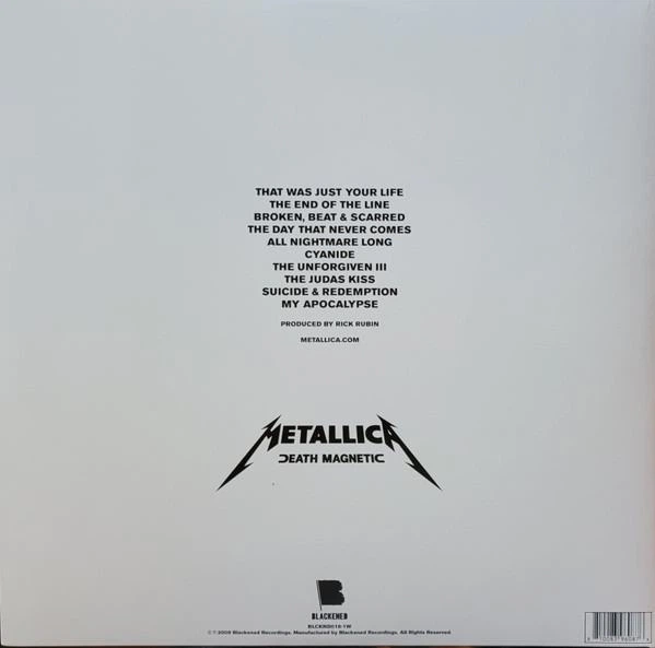 METALLICA – Death Magnetic (2LP, U.S.A.) - Фото 2 METALLICA – Death Magnetic (2LP, U.S.A.) - изображение 2