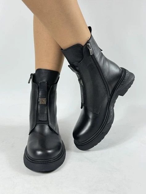 Женские зимние ботинки GUERO 40 (25.5см) Чёрные 3424 - изображение 4