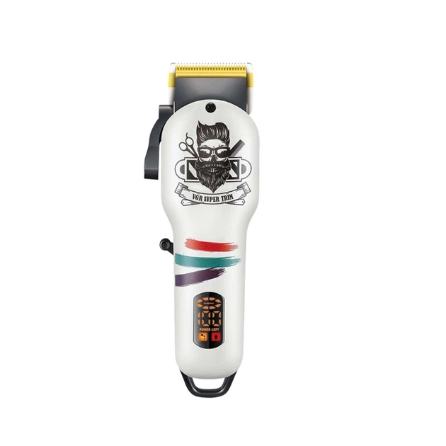 Триммер для бороды и волос VGR Professional VGRHP-V-699B аккумуляторный USB зарядка белый 2000 мАч 180 минут работы - изображение 2