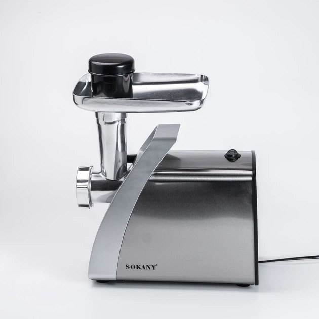 Мясорубка Sokany SK-06001 электрическая 2400 Вт сталь - изображение 3