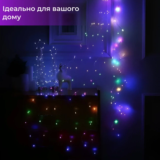 Гирлянда светодиодная на батарейках GarlandoPro 30LED 3м медный провод гирлянды роса 1733017ML - изображение 5