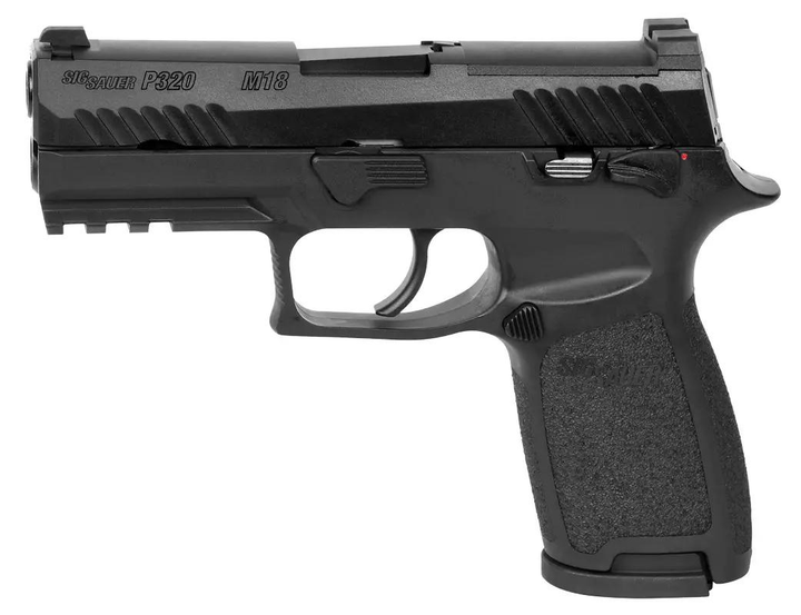 Пистолет страйкбольный Sig Sauer Air ProForce P320-M18 Blowback Green Gas. кал. 6 мм ВВ. Black - изображение 1