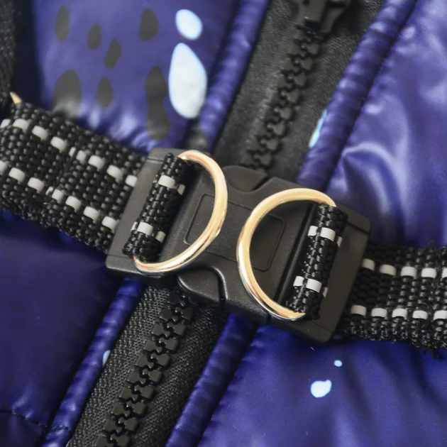 Зимняя куртка для собак Derby Fashion Sports D76 Navy Blue, 4XL - изображение 6