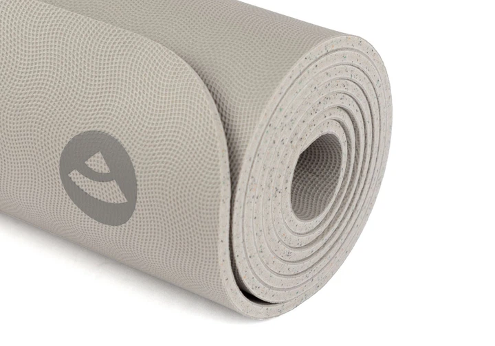Килимок для йоги Bodhi Ecopro Diamond Light Taupe 185x60x0.6 см - зображення 2