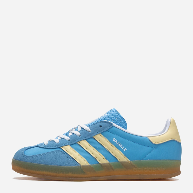 Sneakersy damskie do kostki adidas Gazelle Indoor IE2960 38.5 (5.5UK) 24 cm Niebieskie (4066765066381) - obraz 1