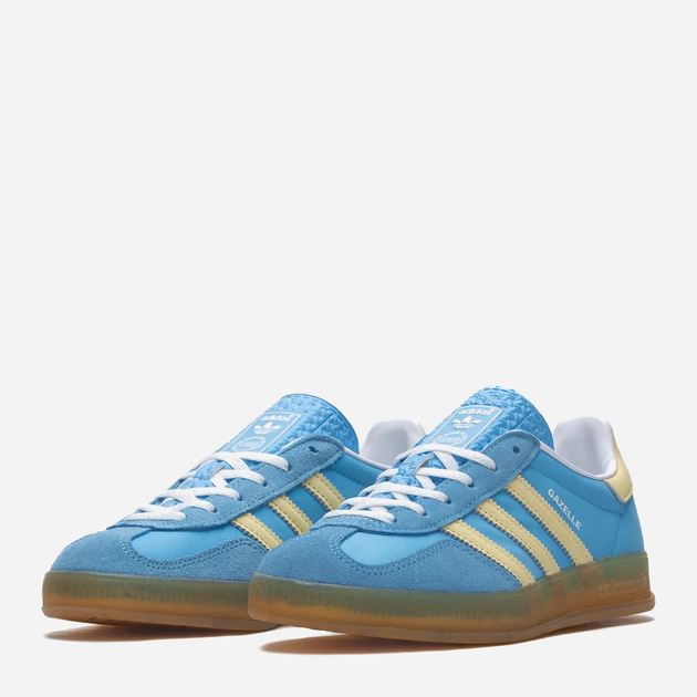 Sneakersy damskie do kostki adidas Gazelle Indoor IE2960 39.5 (6UK) 24.5 cm Niebieskie (4066765070074) - obraz 2