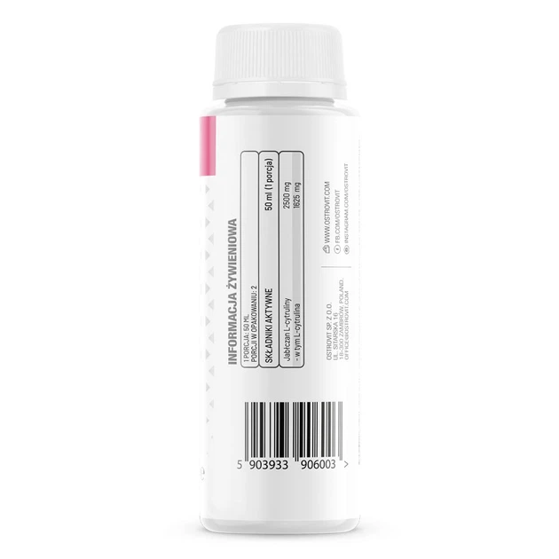 Амінокислота OstroVit Citrulline Shot 100 мл Журавлина - зображення 2