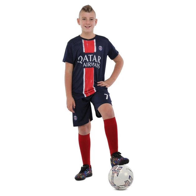 Форма футбольная детская PSG Mbappe ПСЖ Мбапе SP-Sport 3676 размер 2XS (20) рост 115-125 см - Фото 9 Форма футбольная детская PSG Mbappe ПСЖ Мбапе SP-Sport 3676 размер 2XS (20) рост 115-125 см - изображение 9