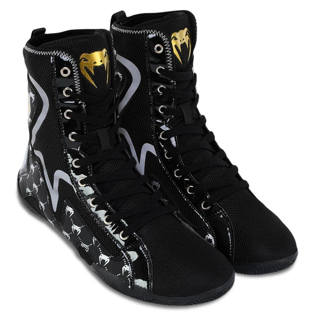 Боксерки Venum Fight Gear 1500 розмір 45 Black-Gold - зображення 3