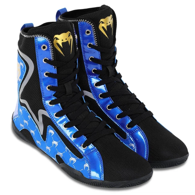 Боксерки Venum Fight Gear 1500 розмір 36 Blue-Black - Фото 3 Боксерки Venum Fight Gear 1500 розмір 36 Blue-Black - зображення 3