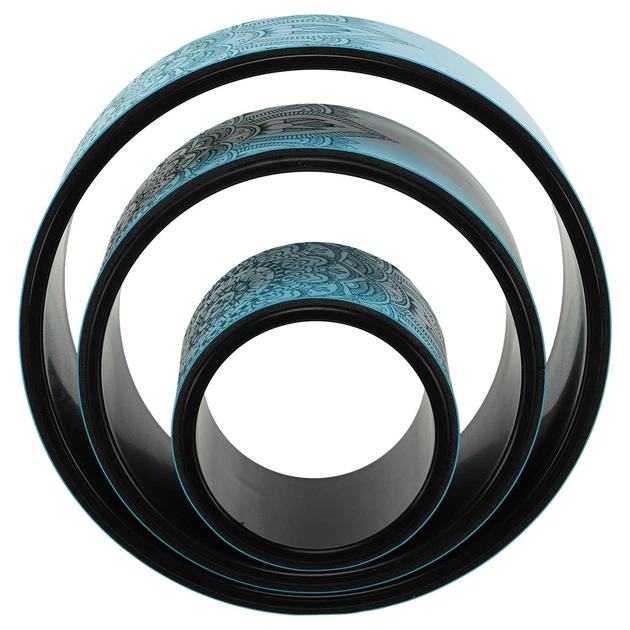 Колесо для йоги набор из 3шт SP-Sport Fit Wheel Yoga 0086 Mint-Black - изображение 5