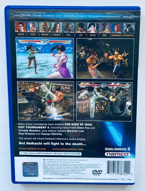 Tekken 4 + Demo Disc, англійська версія - диск для PlayStation 2, Б/В - зображення 4