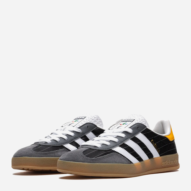 Sneakersy męskie do kostki adidas Gazelle Indoor IF9642 44 (9.5UK) 28 cm Czarny/Szary (4067888520996) - obraz 2