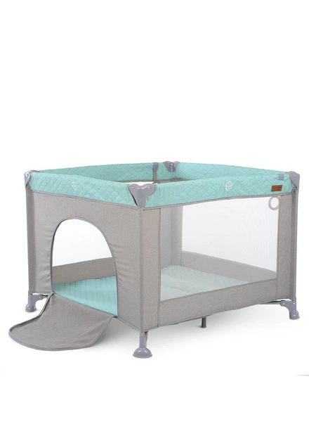 Детский игровой манеж El Camino ME 1097 CASTLE Mint Gray - Фото 2 Детский игровой манеж El Camino ME 1097 CASTLE Mint Gray - изображение 2
