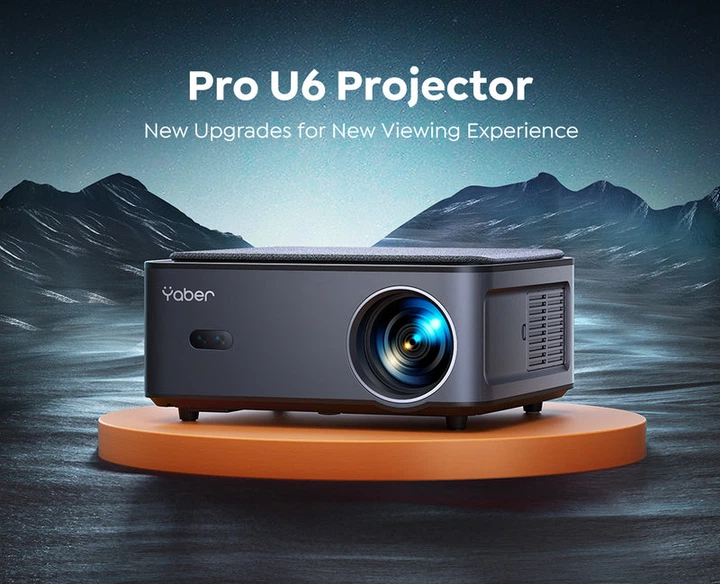 Проектор Yaber U6 Full HD 1080P 800 ANSI мультимедійний Wi-Fi Bluetooth з підтримкою 4К - зображення 9