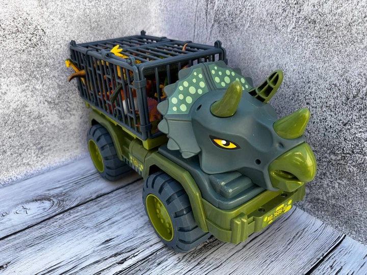Развивающий набор Triceratops грузовик с динозаврами 17 шт - изображение 8