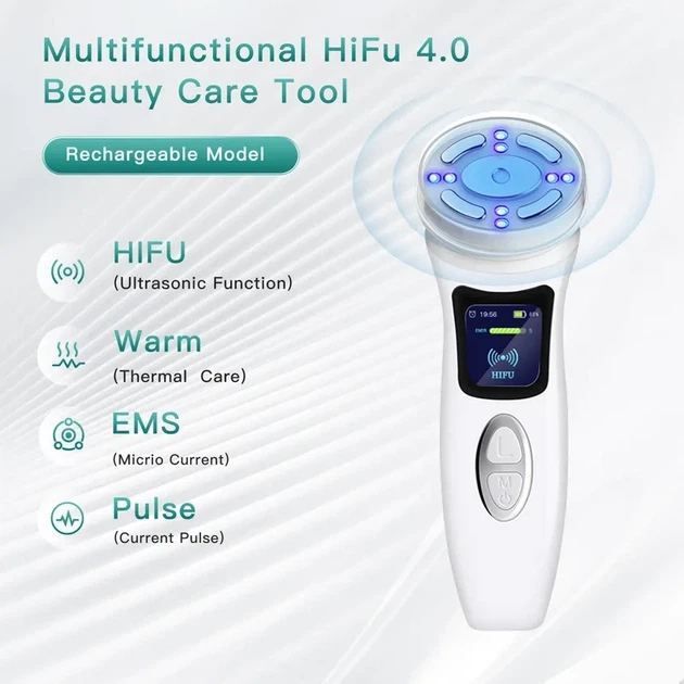 MINI HIFU 4.0 Многофункциональный аппарат для ухода за кожей Ультразвук, EMS терапия, HIFU - Фото 8 MINI HIFU 4.0 Многофункциональный аппарат для ухода за кожей Ультразвук, EMS терапия, HIFU - изображение 8
