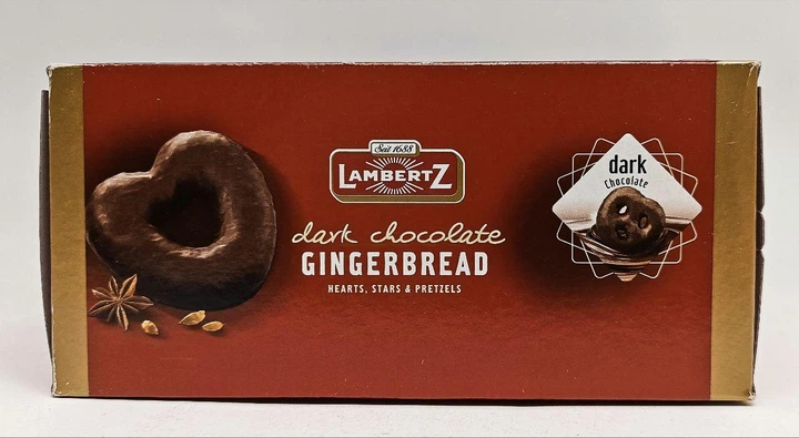 Пряники Lambertz в темном шоколаде 250г - изображение 3