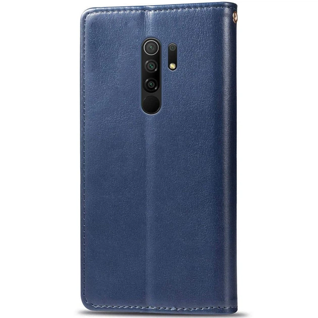 Шкіряний чохол-книжка GETMAN Gallant (PU) для Xiaomi Redmi 9 Синій - изображение 4