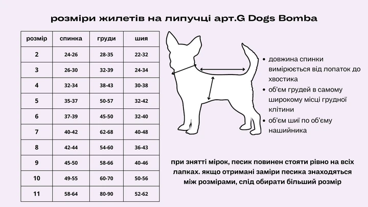 Жилет Dogsbomba на липучці ліловий GL-7 розмір 3 (2000000026589) - Фото 4 Жилет Dogsbomba на липучці ліловий GL-7 розмір 3 (2000000026589) - изображение 4