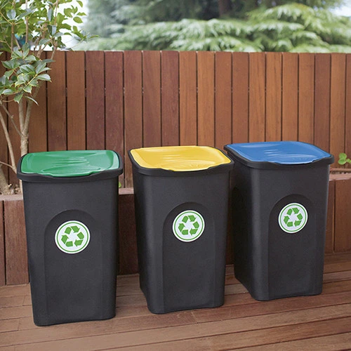 Бак для сміття Stefanplast Ecogreen 50л (70652) - Фото 2 Бак для сміття Stefanplast Ecogreen 50л (70652) - зображення 2