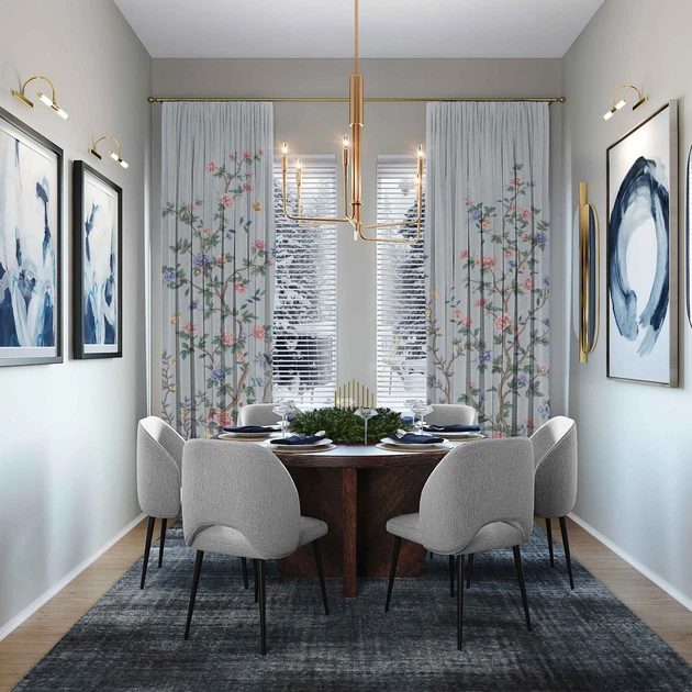 Готовый комплект штор AdaHome (290х200см) Блэкаут P303-3 - Фото 4 Готовый комплект штор AdaHome (290х200см) Блэкаут P303-3 - изображение 4