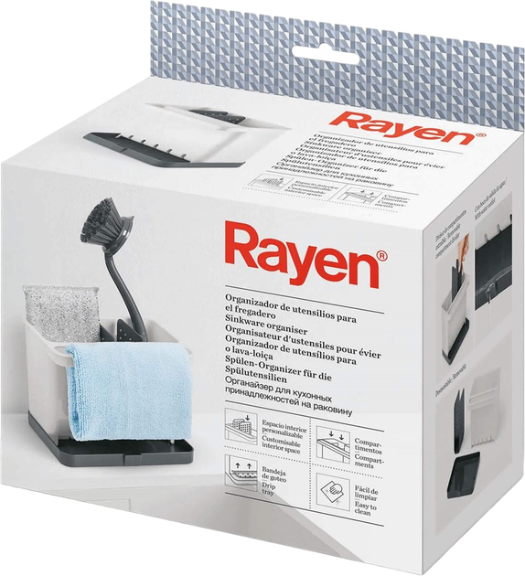 Organizer na zlew kuchenny Rayen 16 x 11 cm (8412955021177) - obraz 6