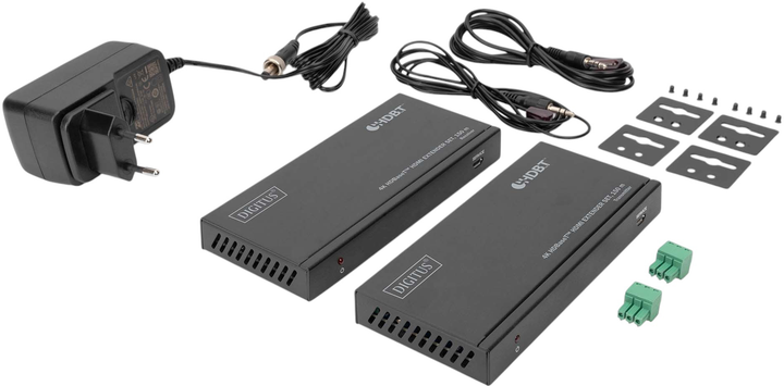 Przedłużacz Digitus HDBaseT 4K Black (DS-55508) - obraz 5