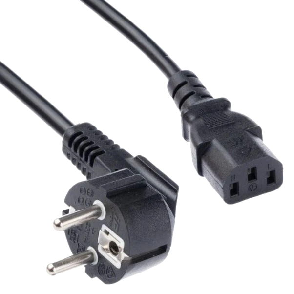 Шнур живлення Kingda С13-CEE 7/7 1.8 м 0.75 мм2 - Фото 1 Шнур живлення Kingda С13-CEE 7/7 1.8 м 0.75 мм2 - зображення 1