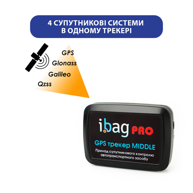 GPS трекер Ibag "Middle PRO" з АКБ 6000mah! + WIFI detect. 25 супутників, WIFI сканери, Датчики. Автономний. - изображение 6