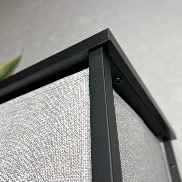 Комод побутовий LUMINARIA PERFECT GRAY 2B (органайзер для зберігання речей та одягу) - зображення 6
