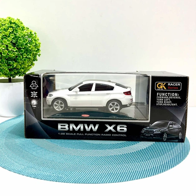 Машинка на радиоуправлении BMW X6 1:28 Белая (866-2802) – игрушки