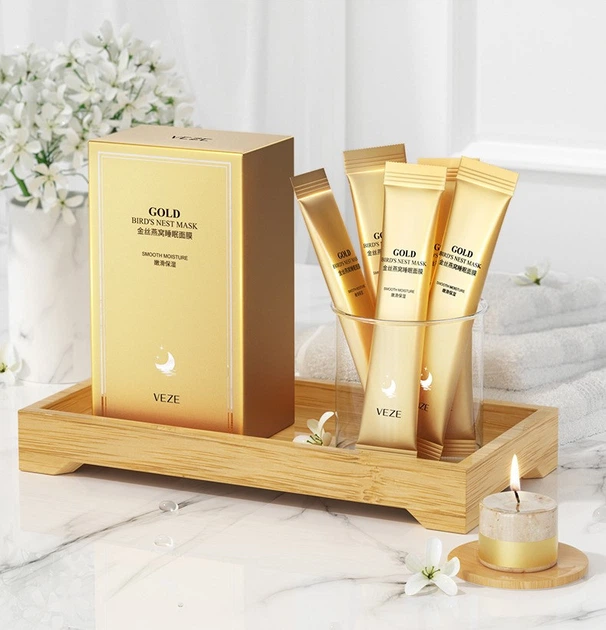 Маска ночная с экстрактом золота и ласточкиного гнезда, Venzen