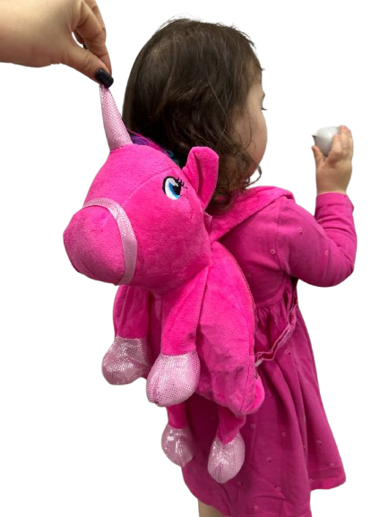Мягкий детский рюкзак-игрушка Единорог розовый A-Toys - Фото 3 Мягкий детский рюкзак-игрушка Единорог розовый A-Toys - изображение 3