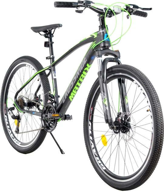 Велосипед Crossride 26 MTB "Matrix" Черно-зеленый (02751-150-1) - изображение 2