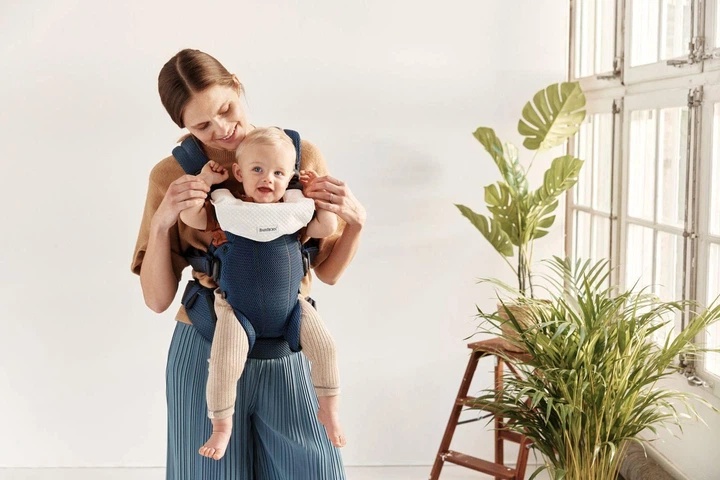 Рюкзак-кенгуру BabyBjorn Harmony 3D Mesh Navy blue, 7317680880086 - зображення 5