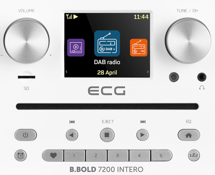 Интернет/DAB+/FM-радио с компакт-диском ECG B.BOLD 7200 Intero White - изображение 7