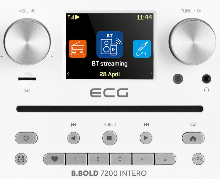 Интернет/DAB+/FM-радио с компакт-диском ECG B.BOLD 7200 Intero White - изображение 9